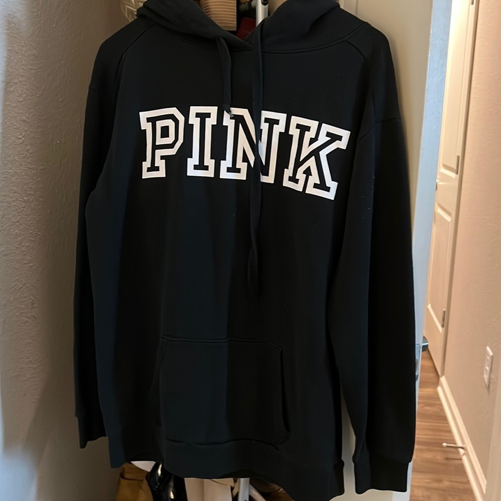 Pink hoodie